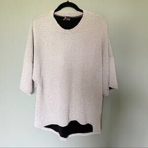 Urban Outfitters | Crepe Long Oversized Tunic Top